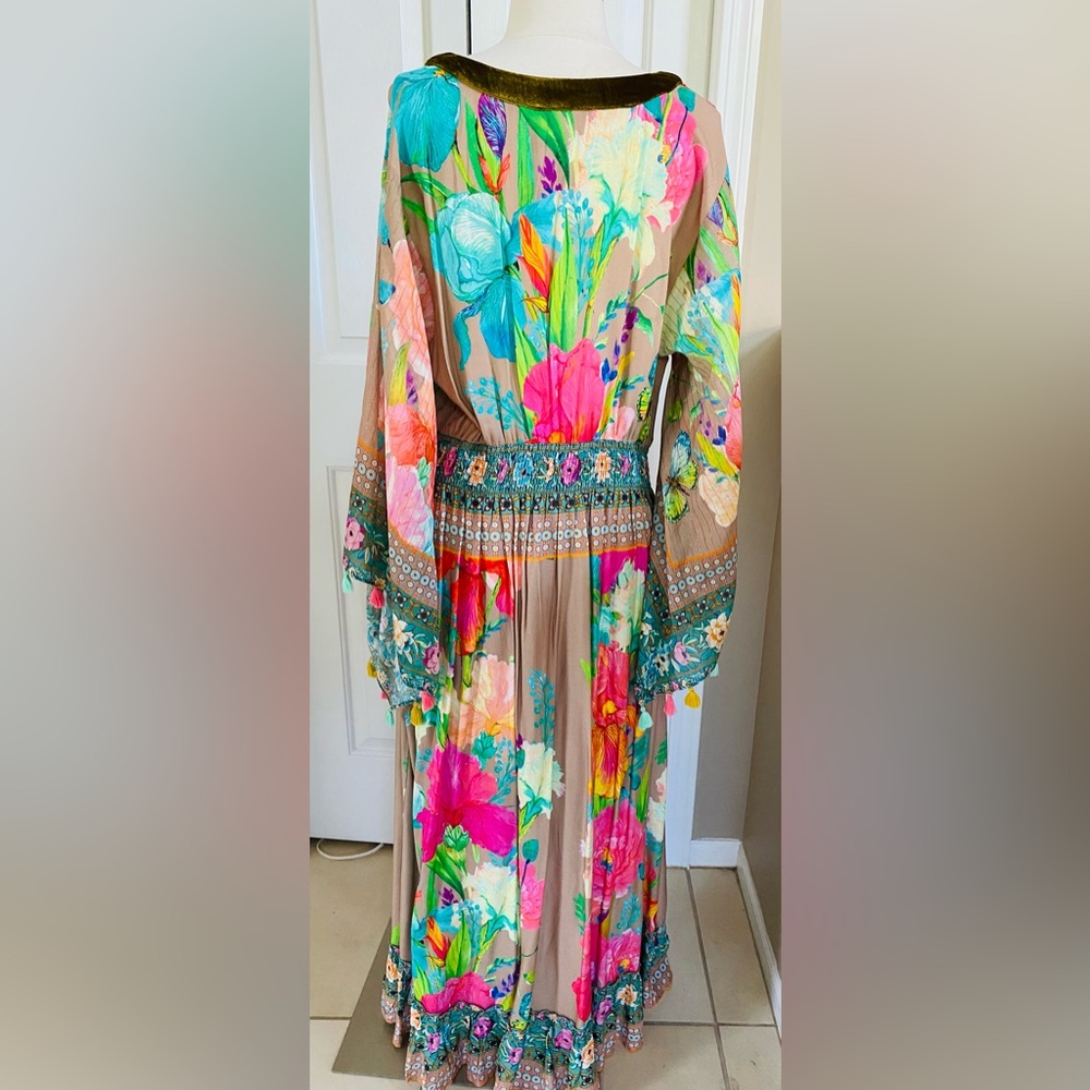 Aratta Silent Journey gorgeous bohemian maxi dress XL - Picture 2 of 13